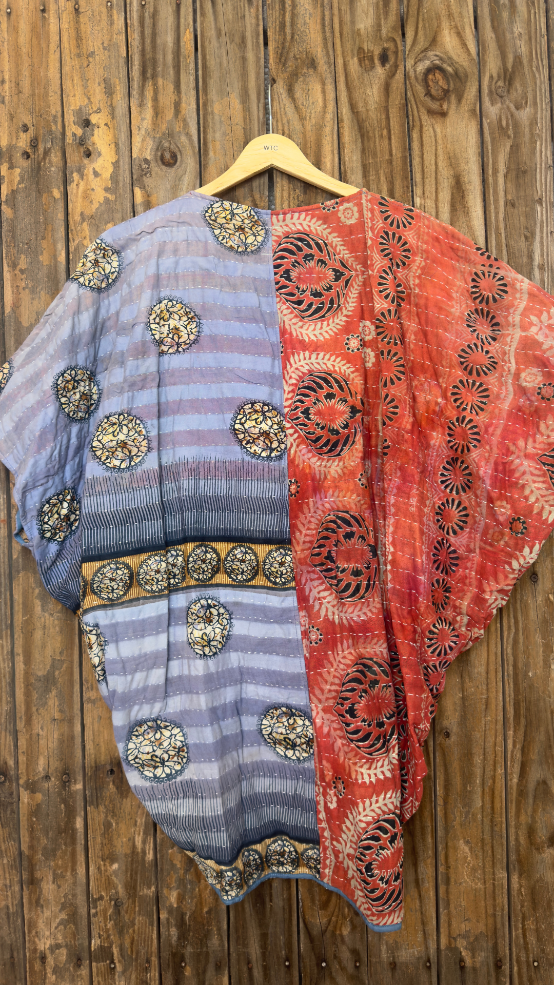 Kantha Cross Front Top - 009