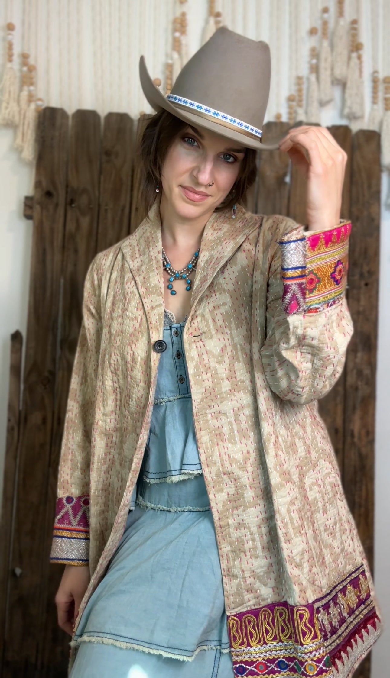 Kantha Artisan Coat 001