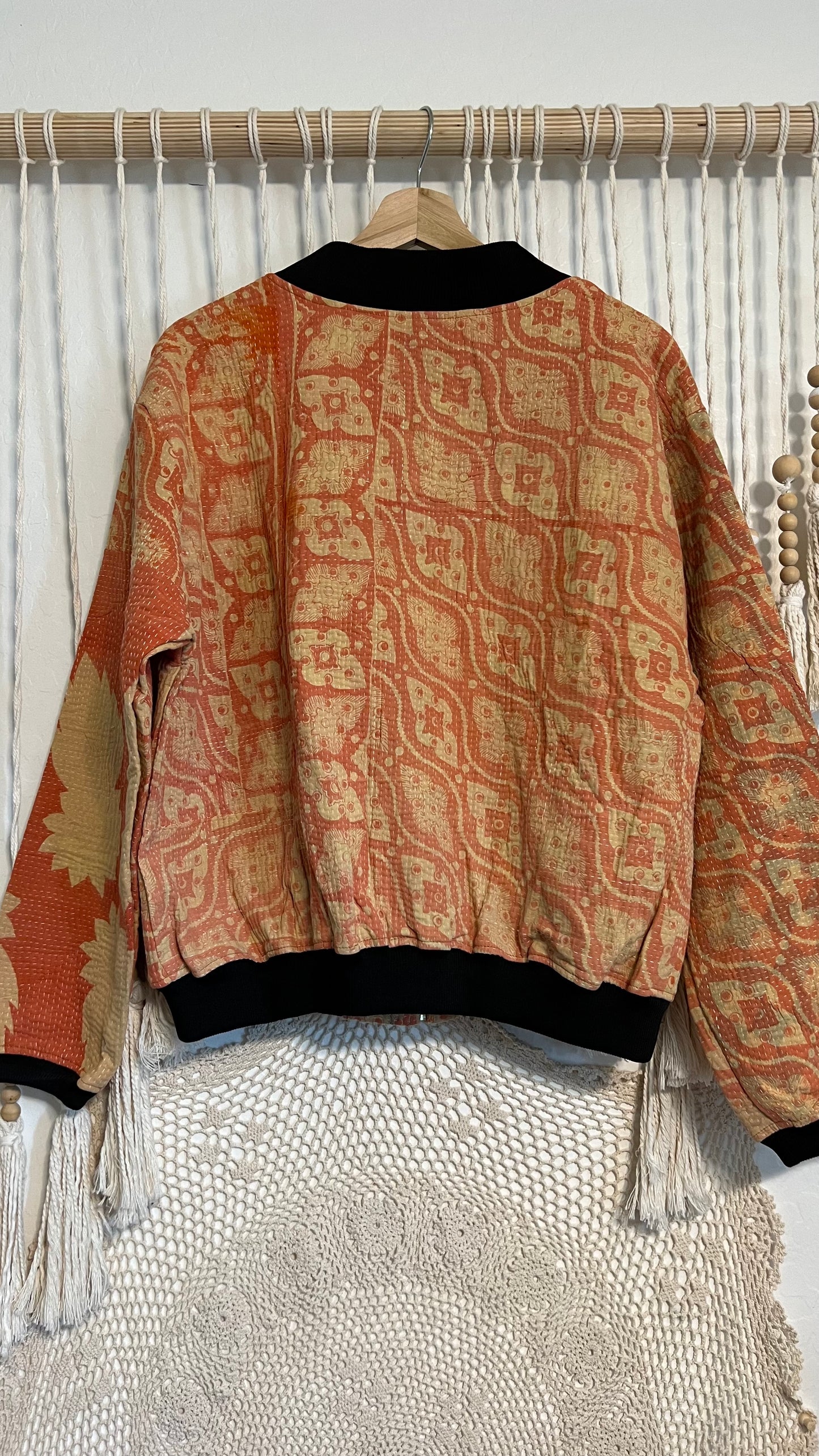 Kantha Bomber Jacket 012 (Medium/Large)