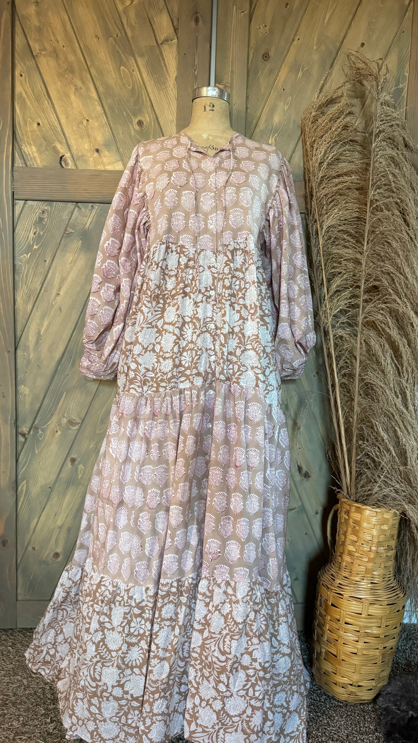 Prairie Spring Cotton Dress - Thistle (Multiple Quantities)