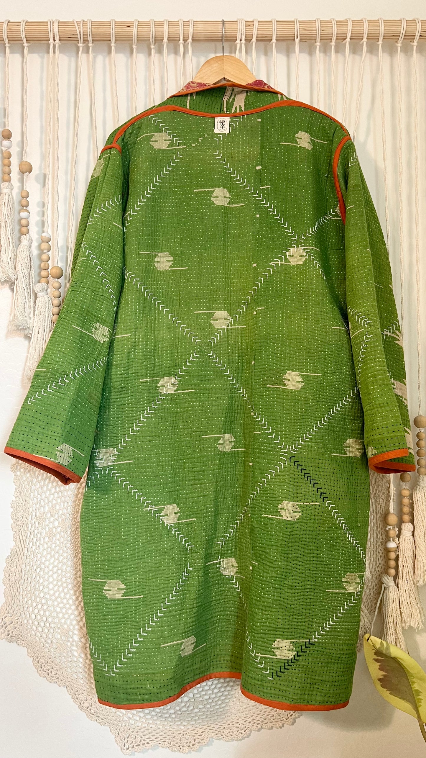 Artisan Kantha Reversible Coat 001