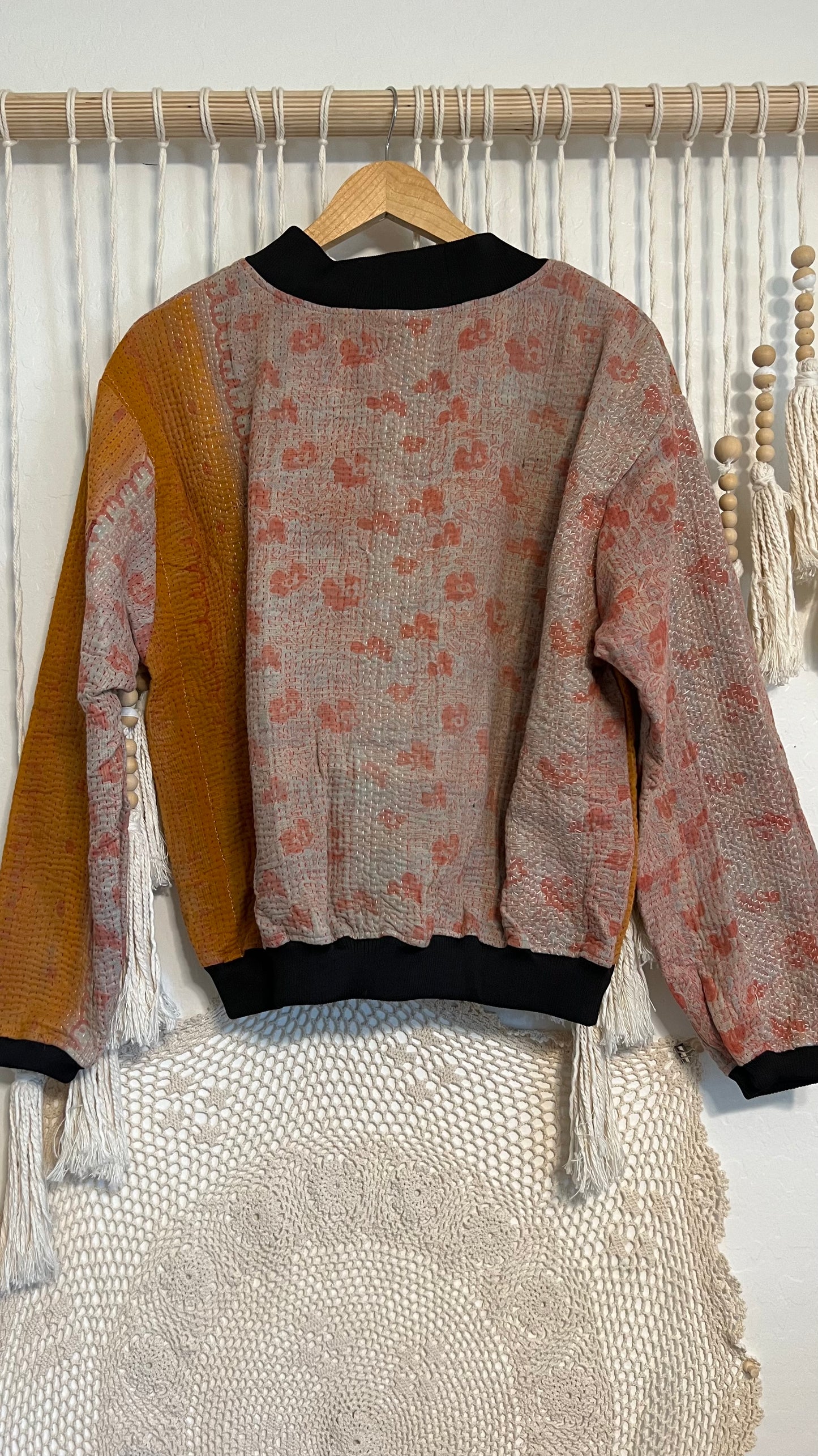 Kantha Bomber Jacket 002 (Medium/Large)