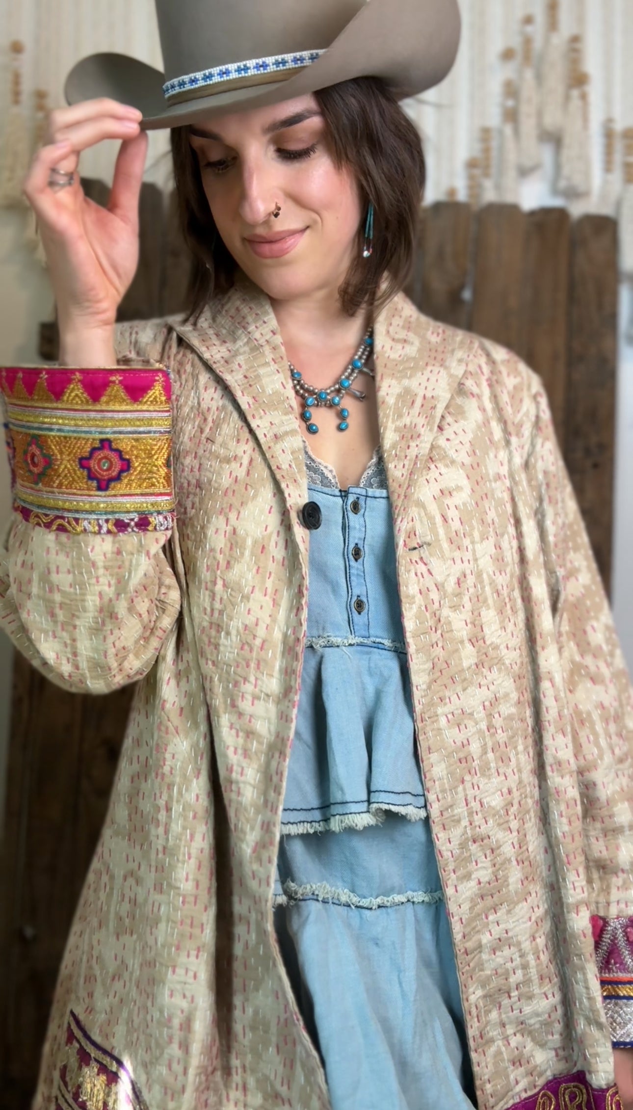 Kantha Artisan Coat 001