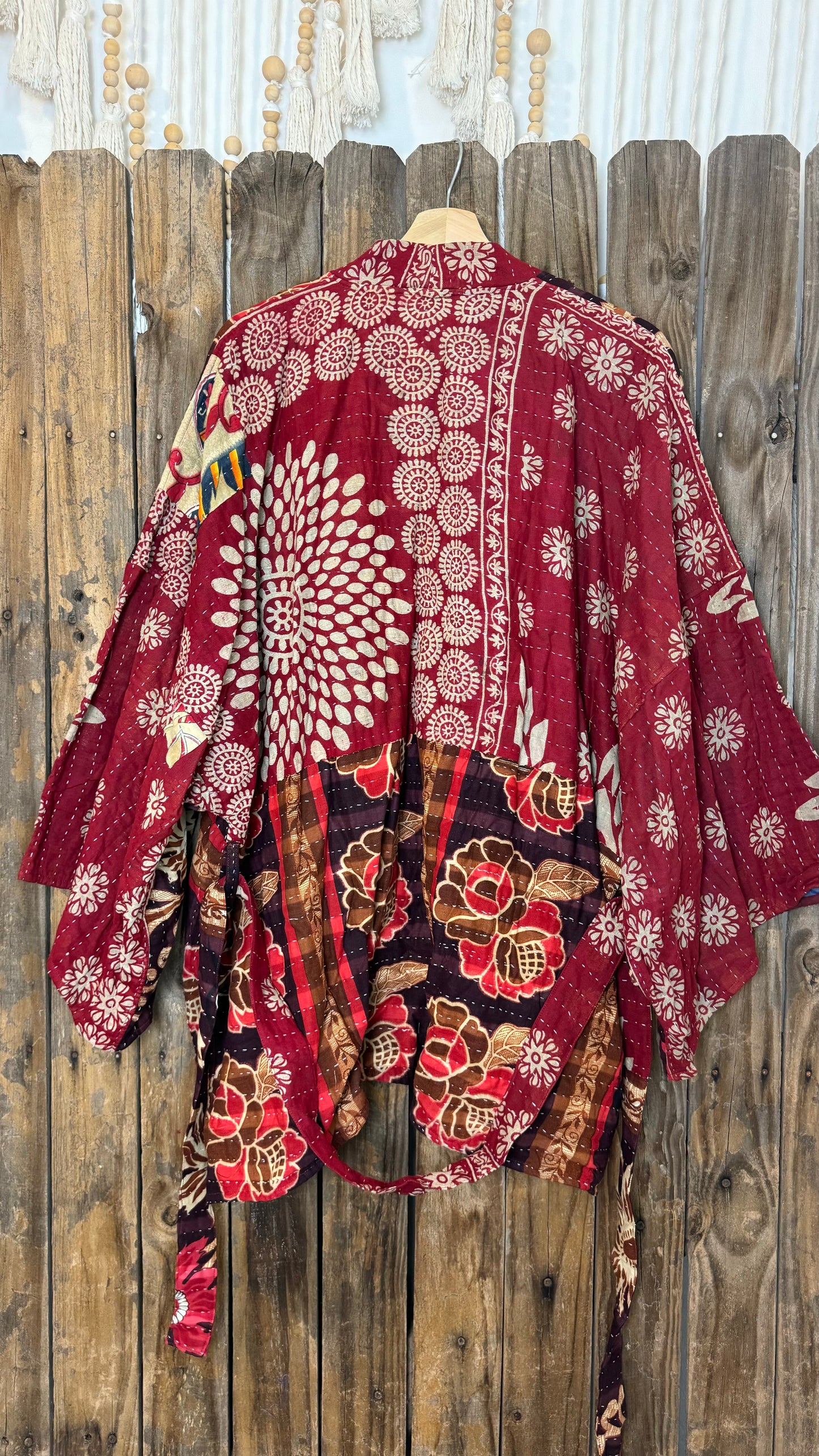 Kantha Reversible Kimono Coat - 009