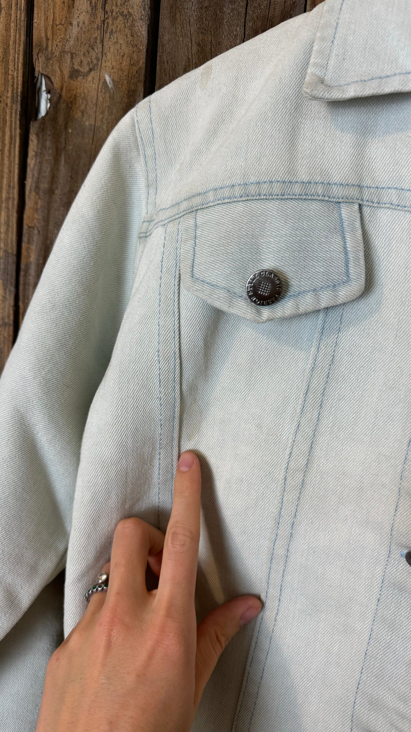 Denim Artisan Jacket 002 (S/M)