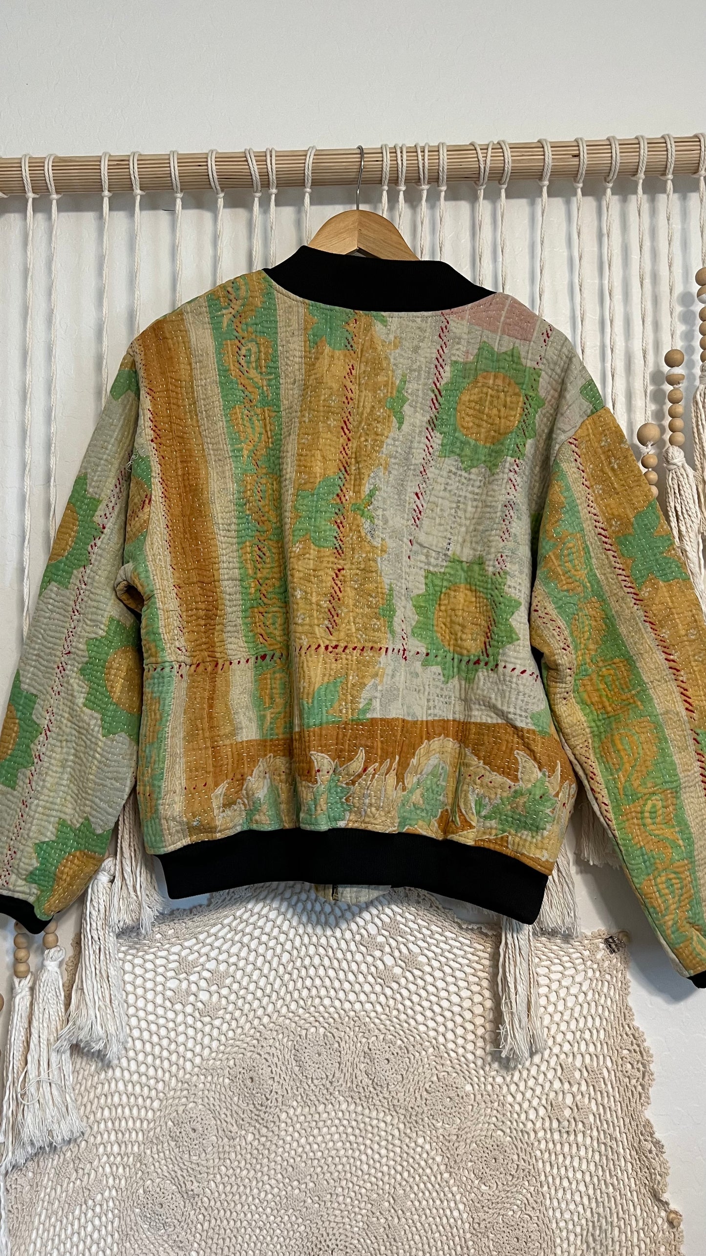 Kantha Bomber Jacket 005 (Medium/Large)