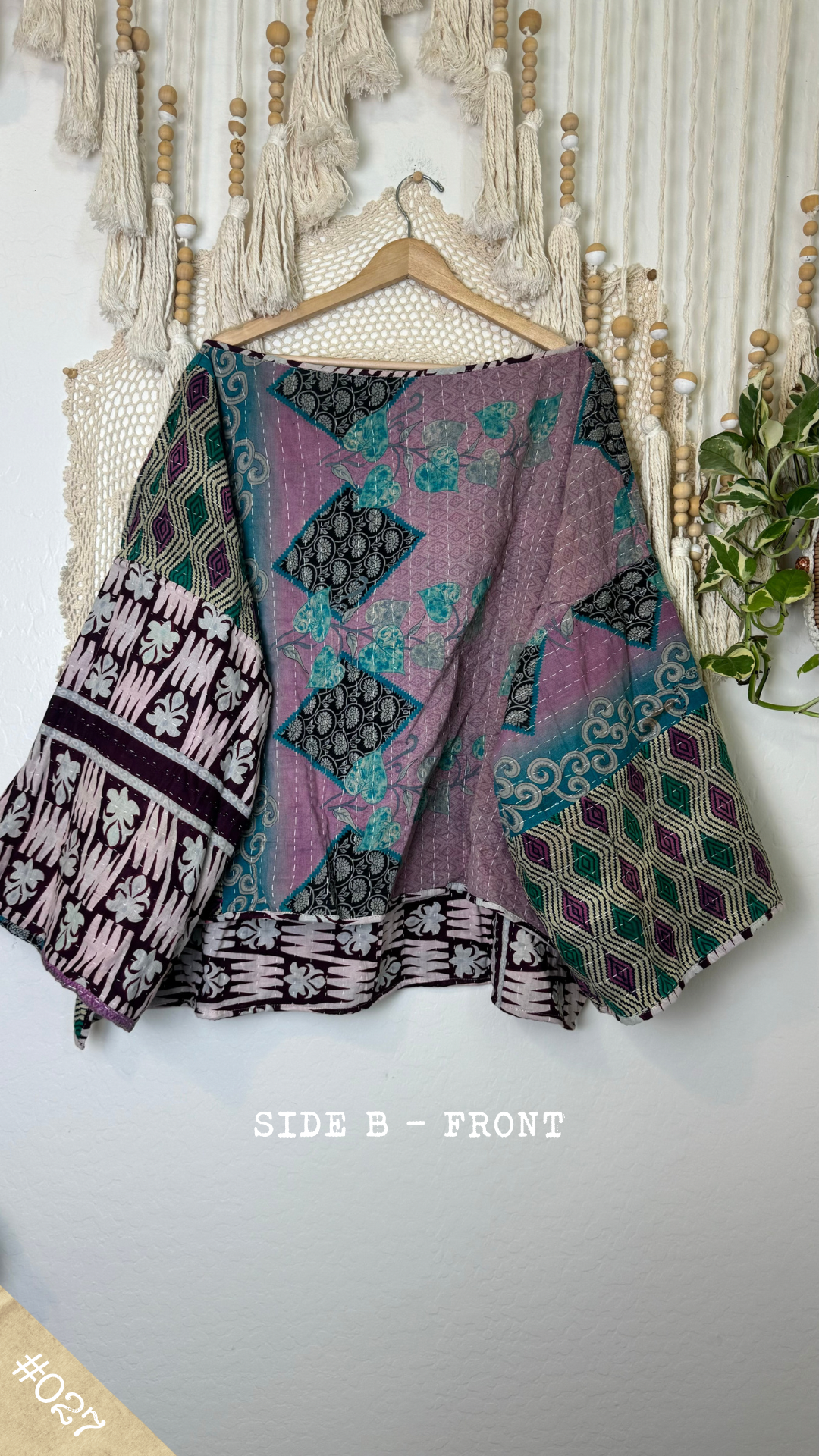 Moon Valley Kantha Pullover Top - 027