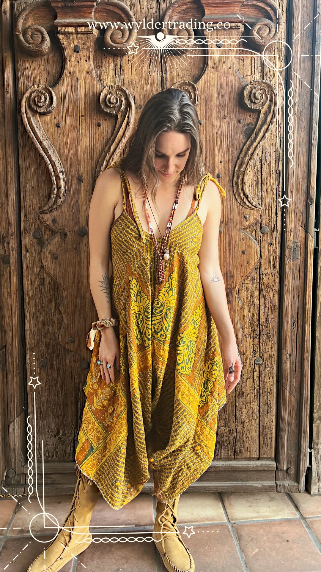 Bohemian Kantha Jumpsuit 005 (S/M)