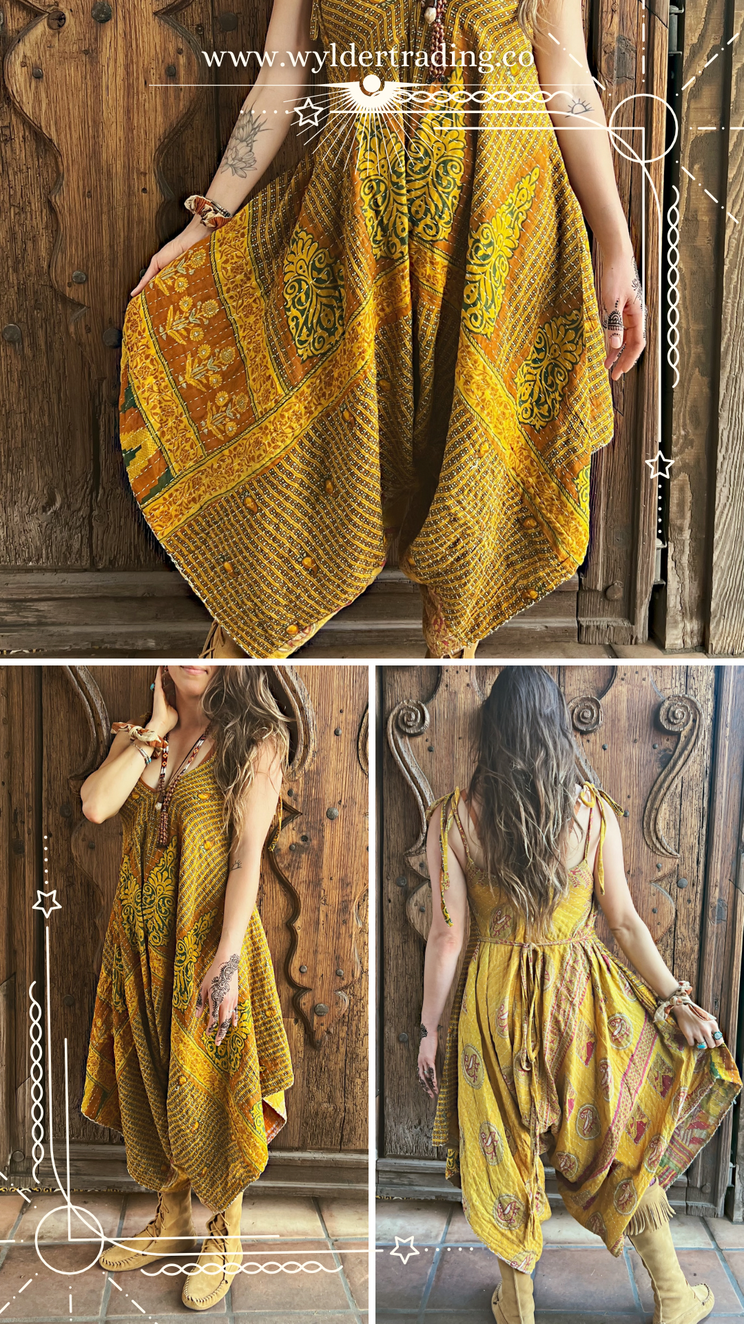 Bohemian Kantha Jumpsuit 005 (S/M)