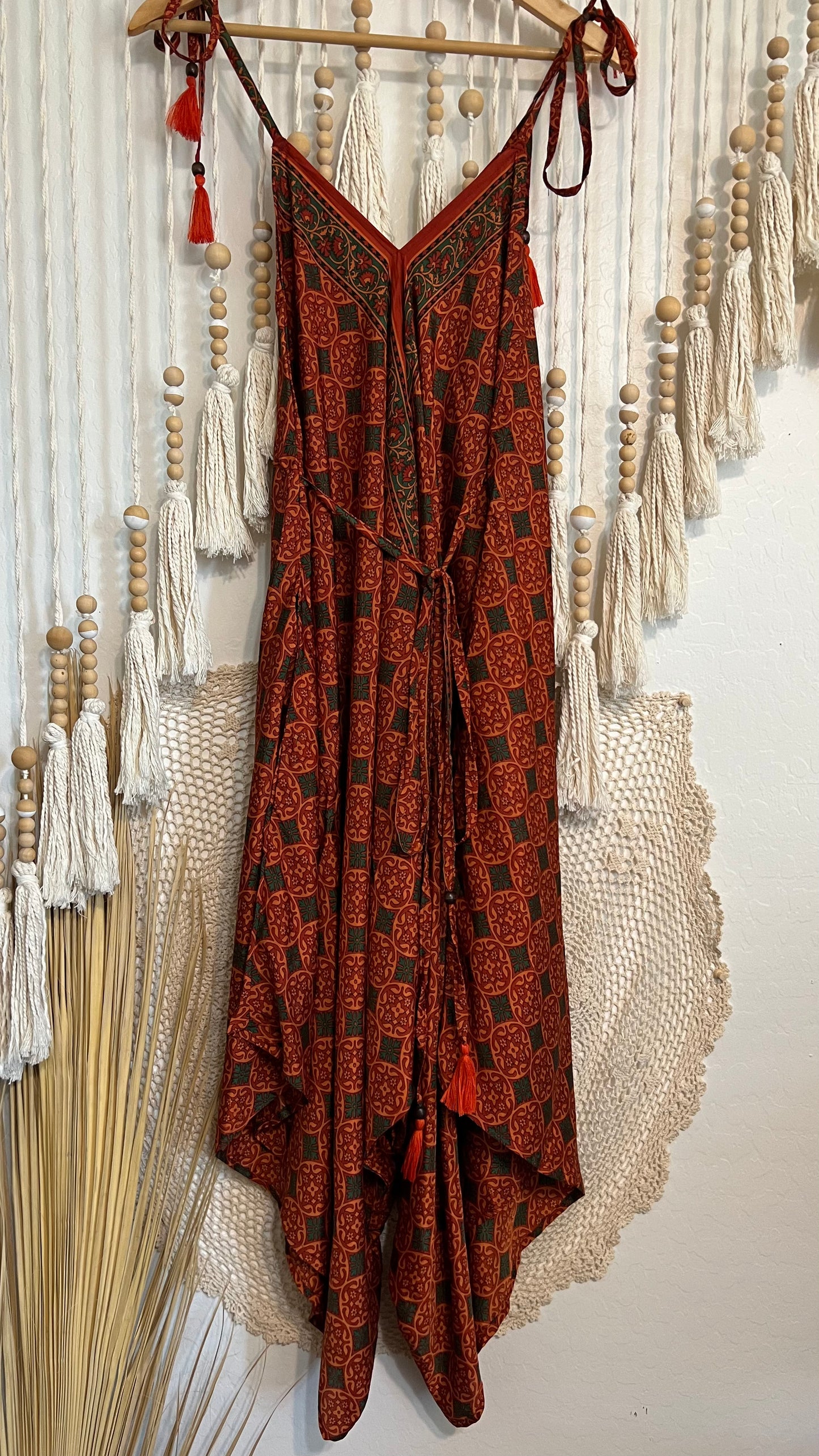 Bohemian Silk Jumpsuit 005 (S/M)