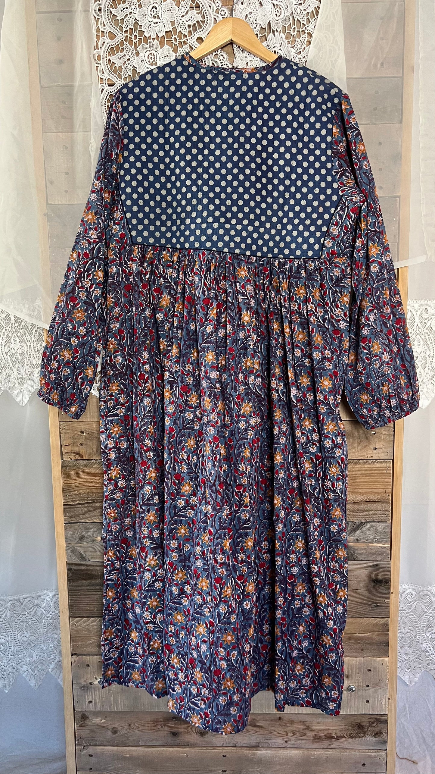 Kantha Cotton Dress 006 - Size L