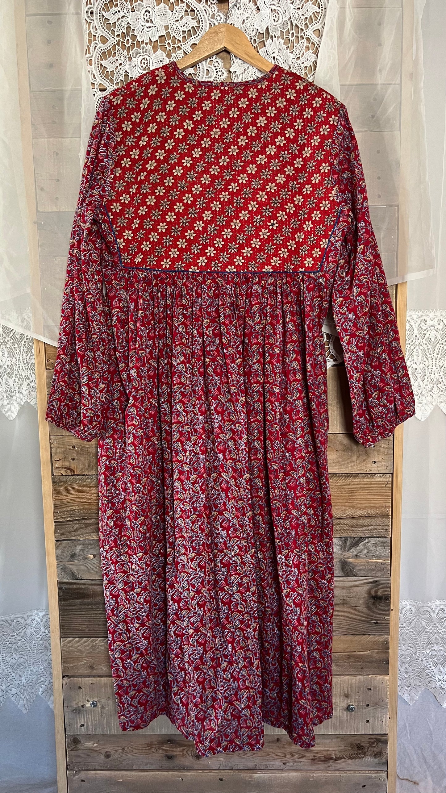 Kantha Cotton Dress 001 - Size L