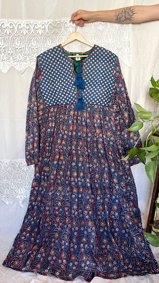 Kantha Cotton Dress 005 - Size L